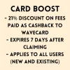 wavecard® Boost - 0.21% Cashback on All Purchases - Image 2